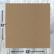 Hamilco Brown Kraft Cardstock Scrapbook Paper 12x12 Thick Blank Card Stock Heavy Weight 130 lb Cover - 25 Pack