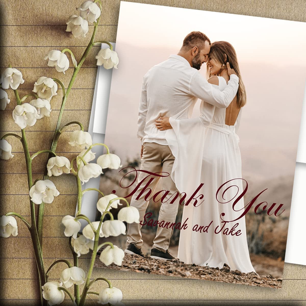 Hamilco Blank Cards 5x7 White Cardstock Paper 100 lb Cover Card Stock 100 Pack with Envelopes