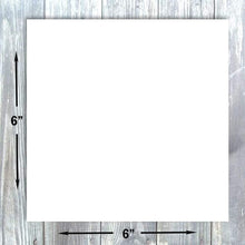 Hamilco 6x6" White Scrapbook Cardstock Paper Heavyweight 100lb Cover Card Stock 100 Pack