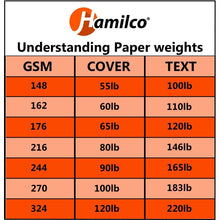Hamilco Blank Index Cards 6" x 9" Heavyweight Card Stock 100lb Cover White Cardstock Paper - 100 Pack