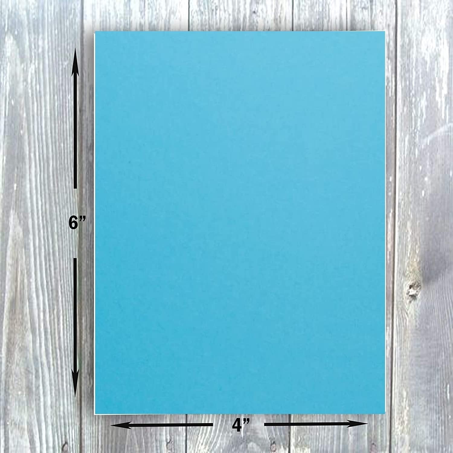 Hamilco Colored Scrapbook Cardstock Paper 4x6 Card Stock Paper 65 lb Cover 100 Pack (Electric Blue) - Hamilco.com