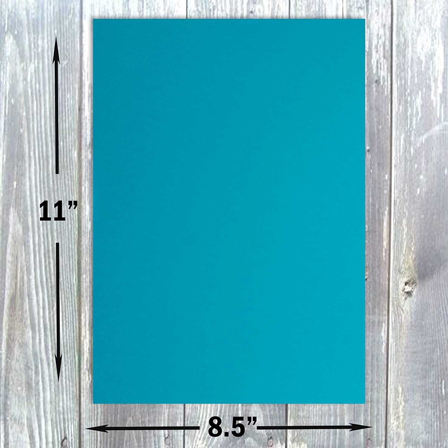 Hamilco Colored Cardstock Scrapbook Paper 8.5" x 11" Dodger Blue Color Card Stock Paper 50 Pack - Hamilco.com