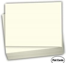 Hamilco Cream White Cardstock Paper 6x9 Blank Index Cards Card Stock 80lb Cover 100 Pack