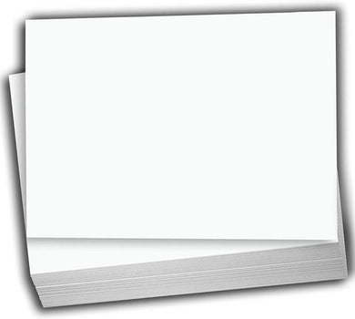 Hamilco Blank Index Cards 5 x 8 Heavyweight Card Stock 80lb Cover White Cardstock Paper - 100 Pack