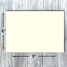 Hamilco Cream Colored Cardstock Thick Paper - Blank Index Flash Note & Post  Cards - Greeting Invitations Stationary 4 X 6 Heavy Weight 80 lb Card