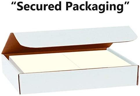 Hamilco Cream Cardstock Paper Blank Note Cards 4.5" x 6.25" A6 Folded Card 100 Pack - Hamilco.com