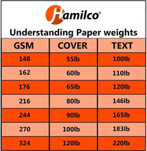 Hamilco Cream White Cardstock Paper 6x9 Blank Index Cards Card Stock 100lb Cover 100 Pack