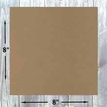 Hamilco Brown Colored Kraft Cardstock Scrapbook Paper 8x8 Heavy Weight 80 lb Cover – 100 Pack