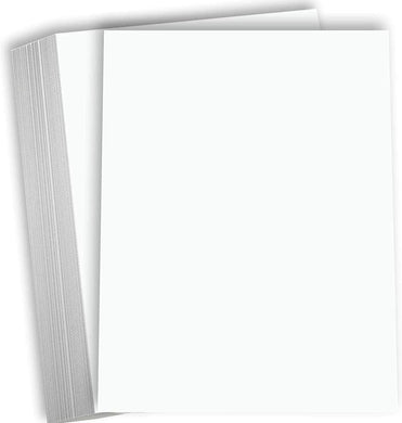 Hamilco White Cardstock Thick Paper - 8 1/2 x 11