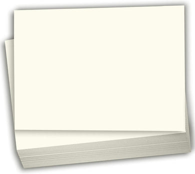 Hamilco Cream Colored Cardstock Thick Paper - Blank Index Flash Note & Post Cards - Greeting Invitations Stationary 4 X 6