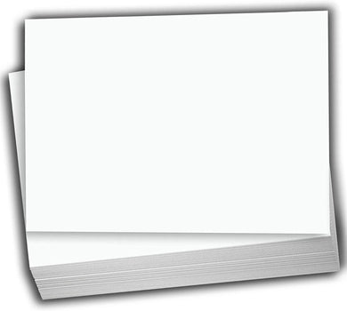 Hamilco White Cardstock Thick Paper - Flat 5 x 7