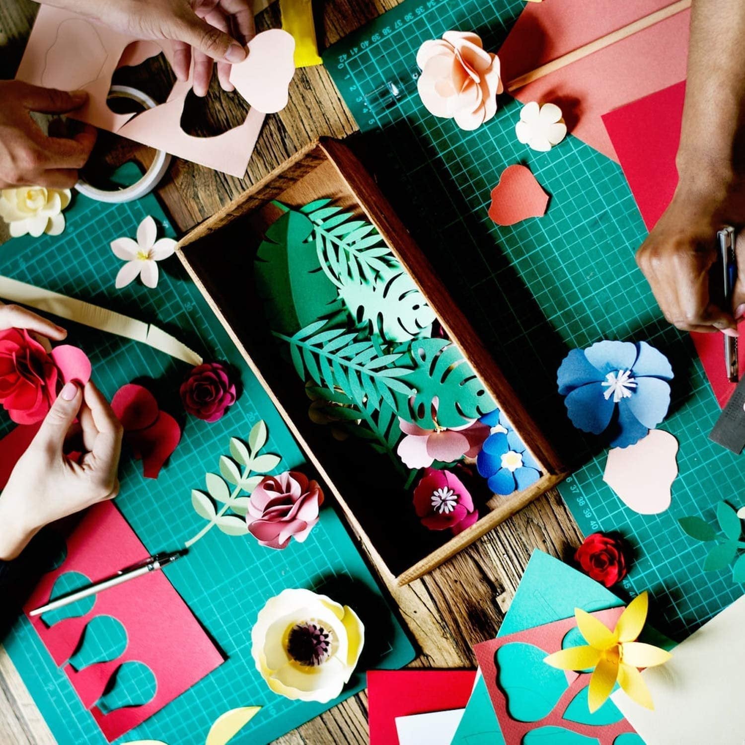 Hamilco Colored Cardstock Scrapbook Paper 8.5" x 11" Fire Orange Color Card Stock Paper 50 Pack - Hamilco.com