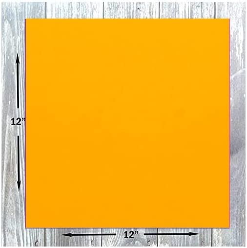 Hamilco Colored Scrapbook Cardstock Paper 12x12 Card Stock Paper 65 lb Cover 25 Pack (Sun Gold) - Hamilco.com