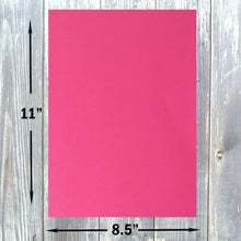 Hamilco Colored Cardstock Scrapbook Paper 8.5" x 11" Fuchsia Pink Color Card Stock Paper 50 Pack