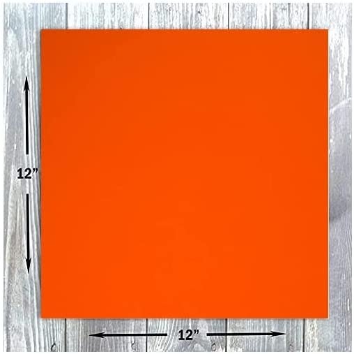 Hamilco Colored Scrapbook Cardstock Paper 12x12 Card Stock Paper 65 lb Cover 25 Pack (Fire Orange) - Hamilco.com