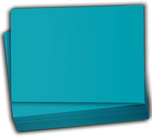 Hamilco Colored Scrapbook Cardstock Paper 4x6 Card Stock Paper 65 lb Cover 100 Pack (Coral Teal)