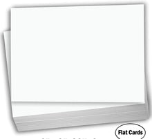 Hamilco White Cardstock Paper 6x9" Blank Index Cards Card Stock Heavyweight 100lb Cover 100 Pack