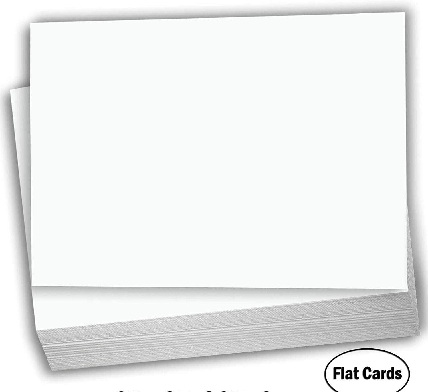 Hamilco White Cardstock Paper 6x9" Blank Index Cards Card Stock Heavyweight 100lb Cover 100 Pack - Hamilco.com