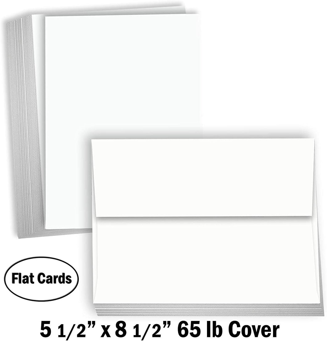 3 X 5 White Index cards, 65lb Cover