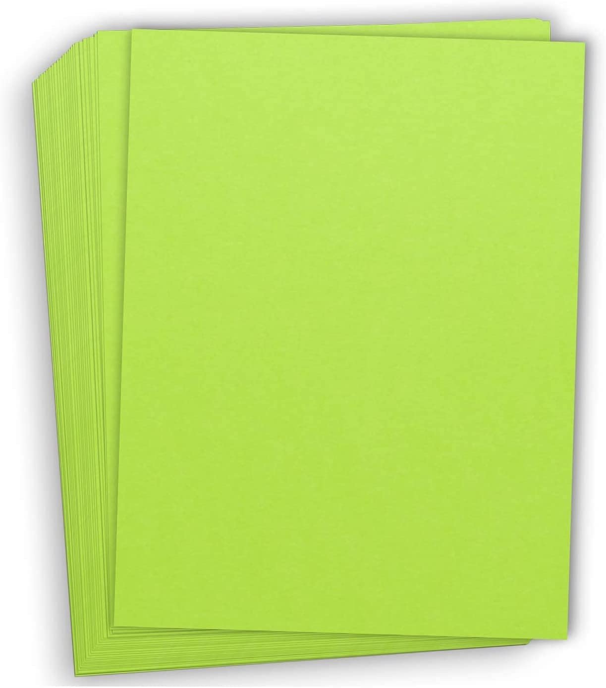 Hamilco Colored Cardstock Paper 11" x 17" Pear Green Color Card Stock Paper 50 Pack - Hamilco.com