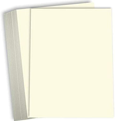 Hamilco Cream Cardstock Paper Blank Index Flash Note & Post Cards - Flat  4.5 x 6.25 A6 Card 80 lb Card Stock for Printer - 100 Pack