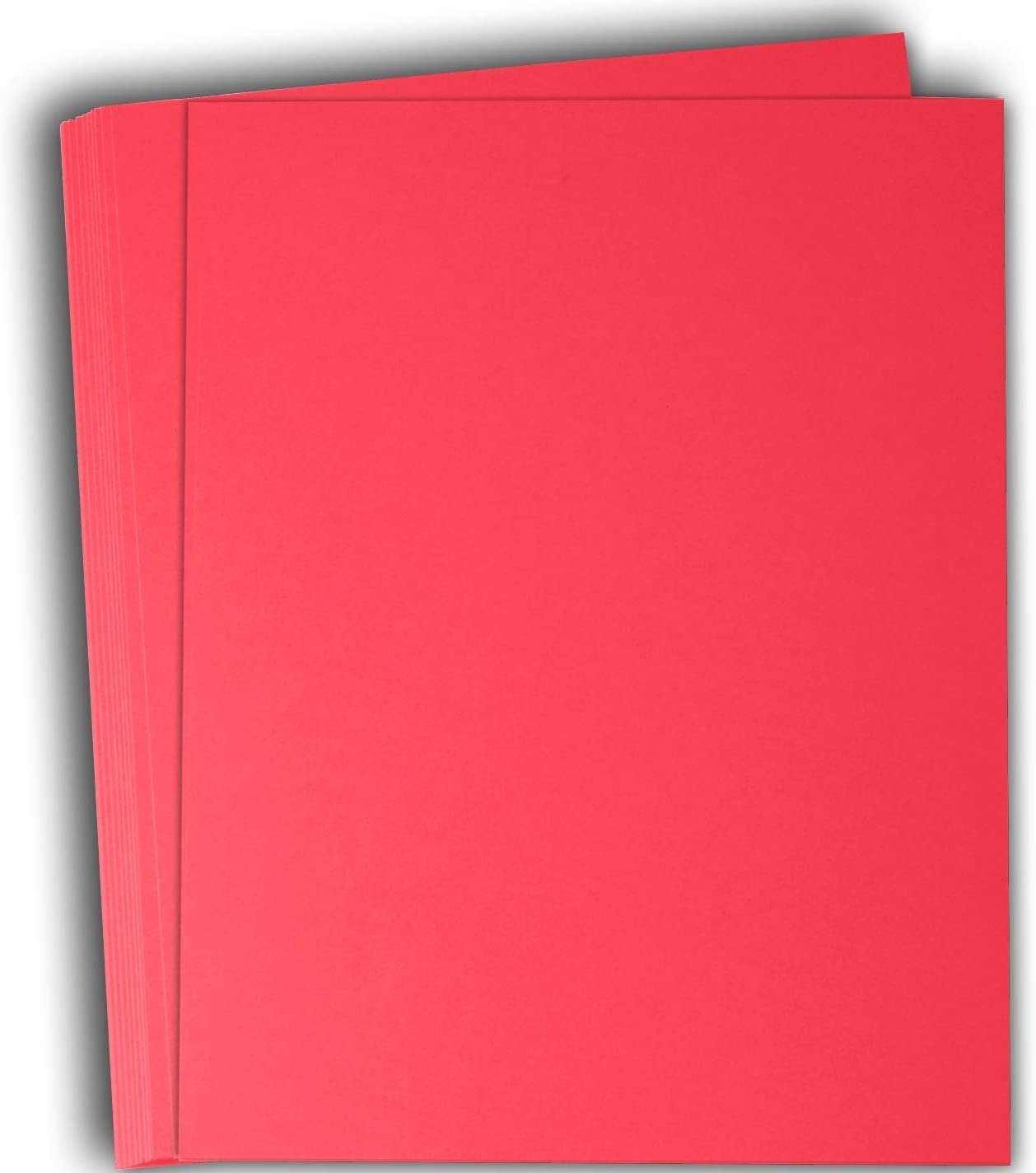 Hamilco Colored Cardstock Scrapbook Paper 8.5" x 11" Bubble Gum Pink Color Card Stock Paper 50 Pack - Hamilco.com