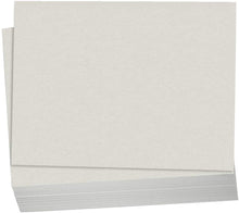 Hamilco Colored Carstock Paper Gray Bristol Vellum Card Stock - Blank Index Flash Note & Post Cards 5 x 7" - 67 lb Cover for Printer – 100 Pack