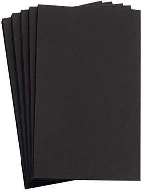 Hamilco 11x17 Black Cardstock Paper 80 lb Cover Card Stock 25 Pack