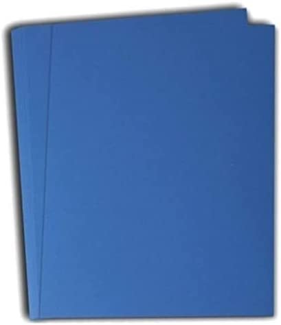 Hamilco Colored Cardstock Paper 11" x 17" Cobalt Blue Color Card Stock Paper 50 Pack - Hamilco.com