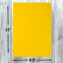 Hamilco Colored Cardstock Scrapbook Paper 8.5" x 11" Sunflower Yellow Color Card Stock Paper 50 Pack