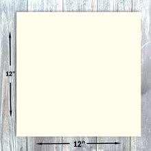 Hamilco Card Stock Scrapbook Paper 12x12 Cream Colored Cardstock 80lb Cover – 25 Pack