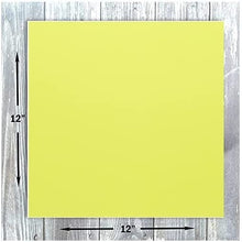 Hamilco Colored Scrapbook Cardstock Paper 12x12 Card Stock Paper 65 lb Cover 25 Pack (Fresh Lemon)