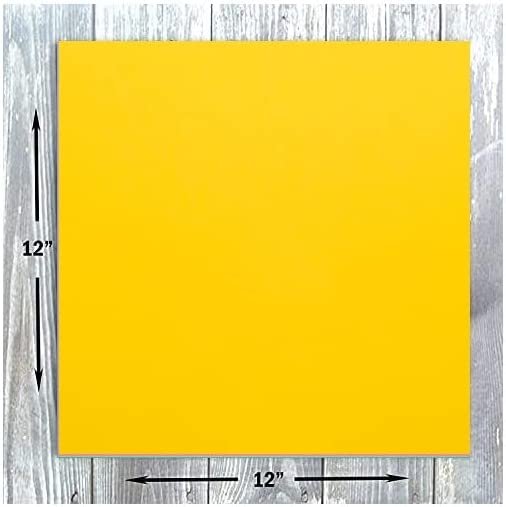 Hamilco Colored Scrapbook Cardstock Paper 12x12 Card Stock Paper 65 lb Cover 25 Pack (Dandelion Yellow) - Hamilco.com
